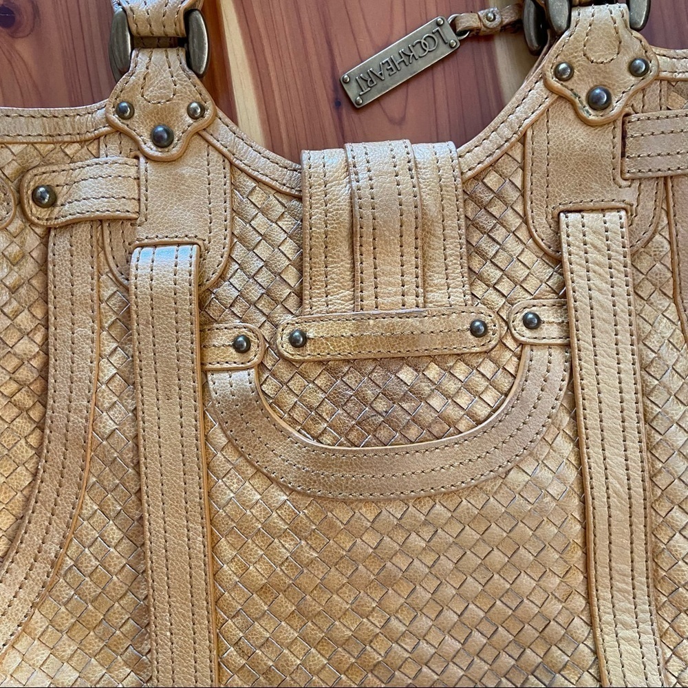 Lockheart Brighton RARE  Braidy Bunch Woven 5 Pocket Shoulder Handbag - Picture 5 of 16